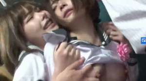 Screenshot 2020 02 20 kdsapyj594djdytj 300x167 - 【深田えいみ・麻里梨夏】入学式の帰りに痴漢されるJKたち　恥ずかしくて無言