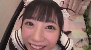 裏オプ（本番）したがり美少女リフレ 七沢みあ 300x165 - 【七沢みあ】定番？のメイドコスプレ　丸見えアナル