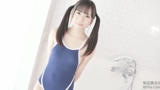ALL NUDE 七沢みあ 320x180 - 【七沢みあ】左目下のほくろが魅力的　ツインテール美少女　スク水