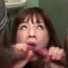 100x100 - 【奥田咲】公衆便所で寝取られ3P　Wフェラ　立ちバック