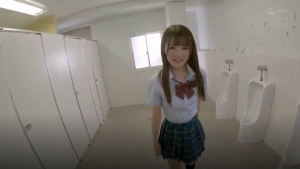 永瀬ゆい 300x169 - 【永瀬ゆい】「トイレでしよ」こっそり学校中でヤリまくり無限中出し